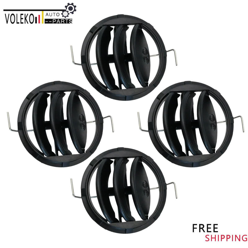 4pcs Round Air Vent Louver Grille Fit Caterpillar Models CB-434D CB-564D CD-54