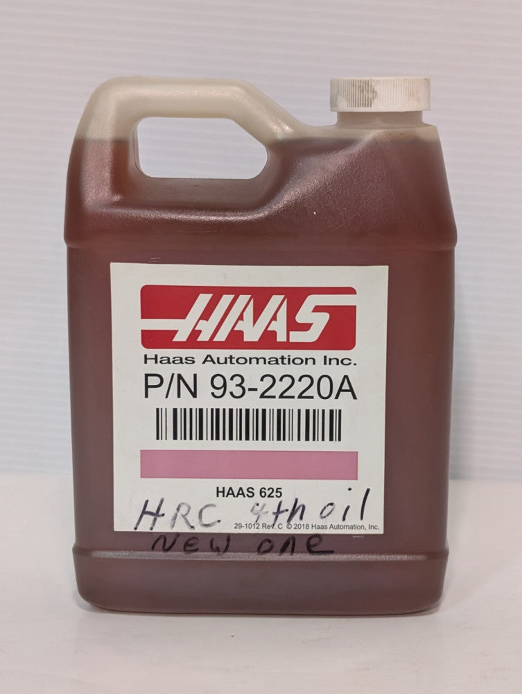 HAAS Automation 625 P/N 93-2220A CNC Machine Refill Oil, Pre-Owned As Shown