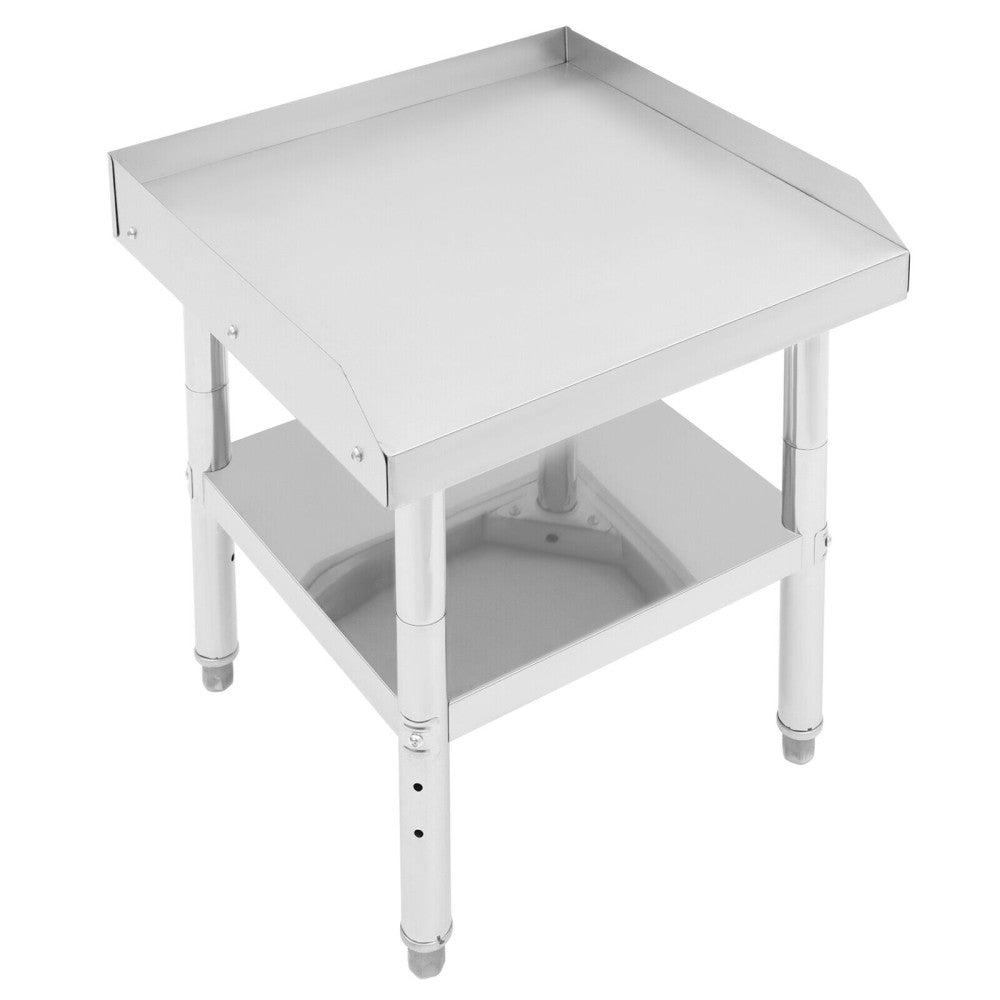 Work Table with Backsplash, Prep Table for Kitchen, Restaurant, Garage, Laundry