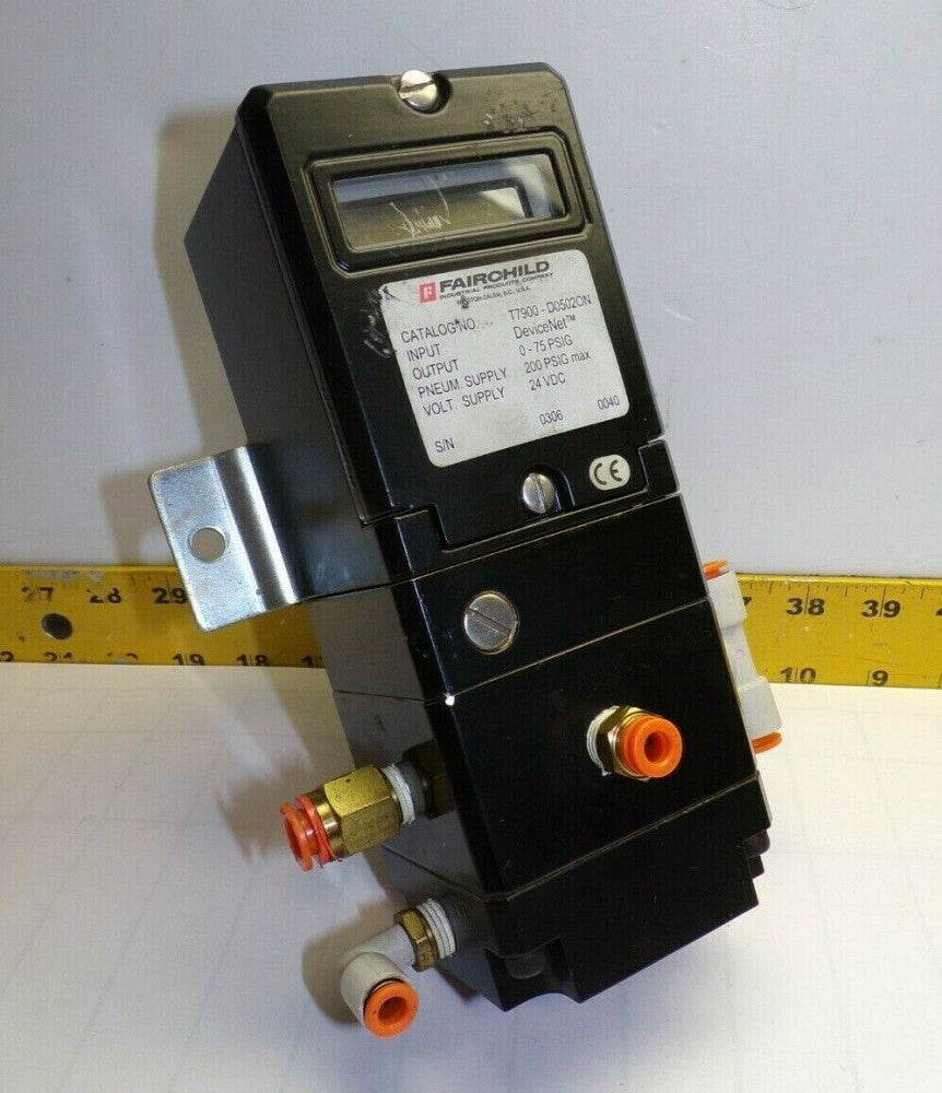 FAIRCHILD PNEUMATIC TRANSDUCER 24 VDC 200 PSIG  T7900-D0502ON