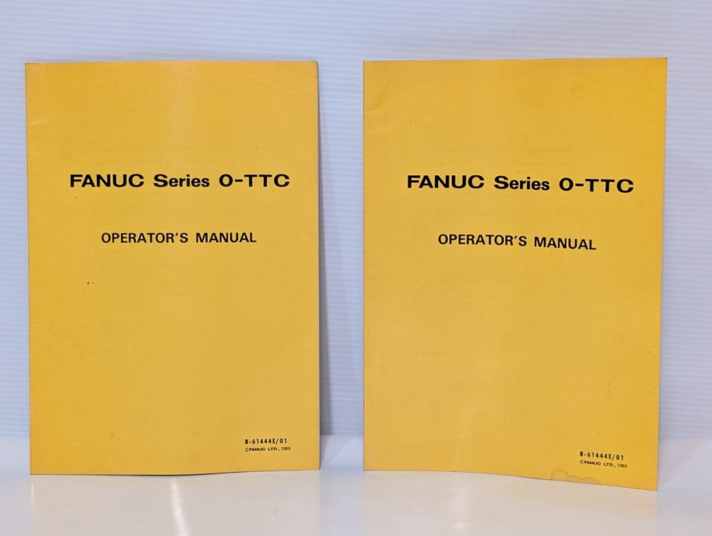 Set of 2 FANUC Series O-TTC Operators Manuals w/ Specifications List, as shown