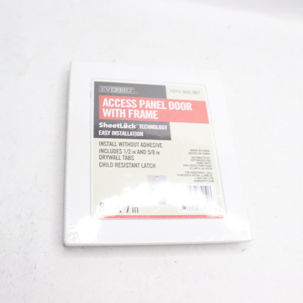 Everbilt Access Panel with Frame and Sheetlock Technology 6" x 7" APP0607-WH