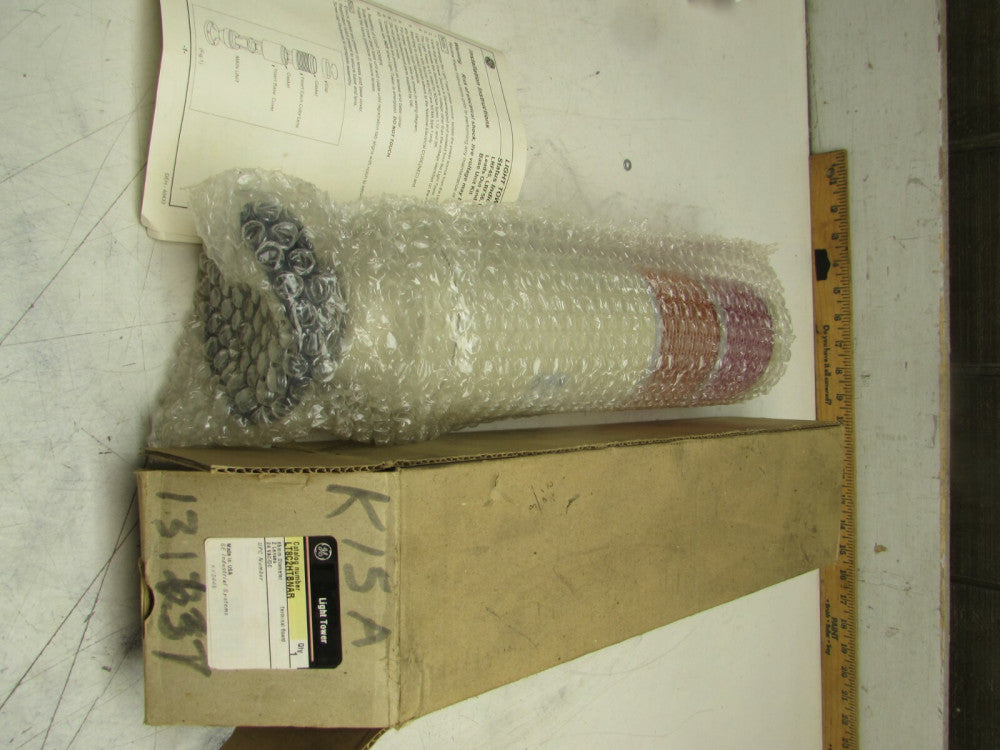 GE LIGHT TOWER LT8C2HTBNAR RED, AMBER 24VAC/DC LRF85C2HTB NEW IN BOX MAKE OFFER