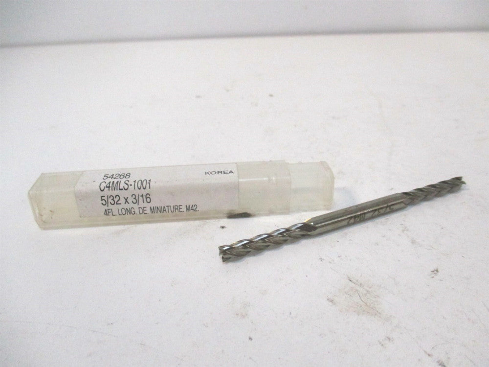 YG-1 (54268) 5/32" x 7/8" x 3/16" x 3-1/4" OAL Cobalt Finishing End Mill