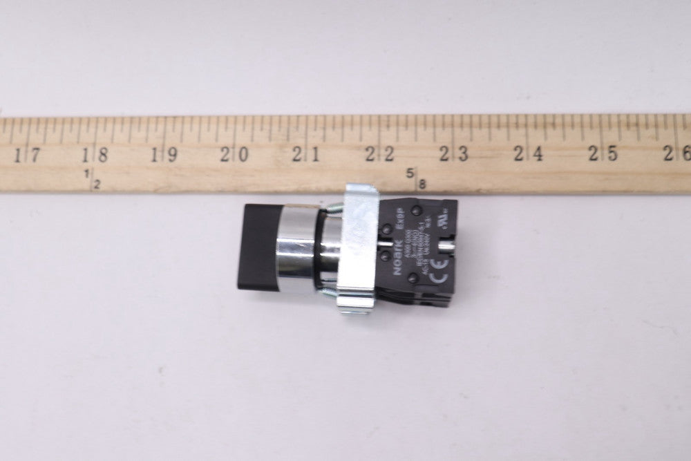 Noark 3-Position Selector Switch w/ 2-N/O Contact Blocks EX9PBD33