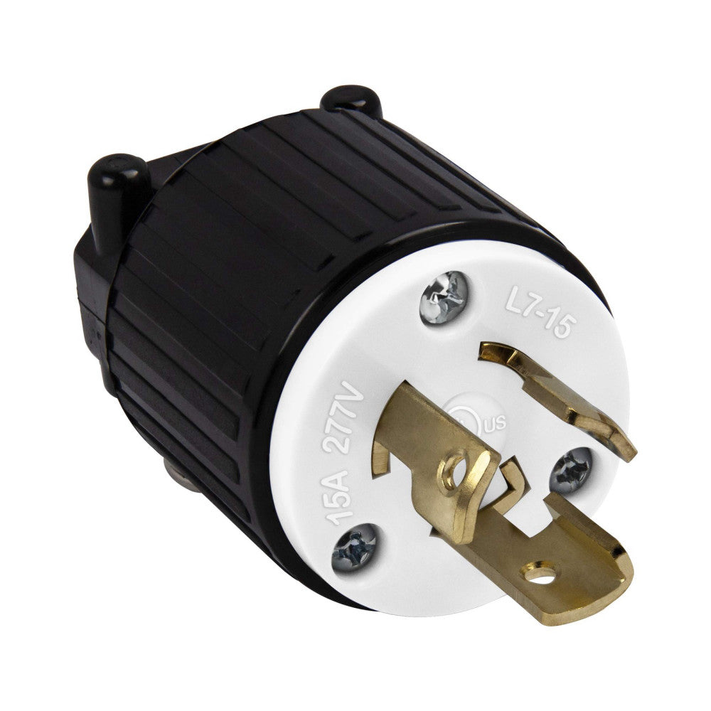 ENERLITES NEMA L7-15P Locking Plug Connector for Generator, Twist Lock Male