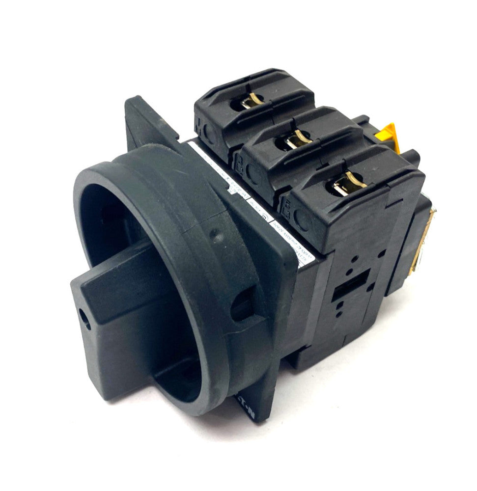 Eaton Moeller P3-63/EA/SVB-SW Rotary Disconnect Main Switch, Flush Mount, Black