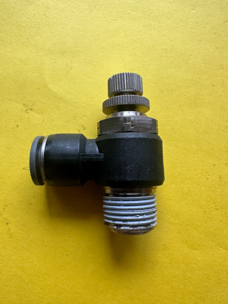 3/8" Tube x 3/8" MNPT Adjustable Flow Controls - (Lot of 1) New - Old Stock