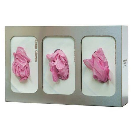 Bowman Dispensers Gs-123 Glove Box Dispenser, Stainless Steel, Holds (3) Boxes