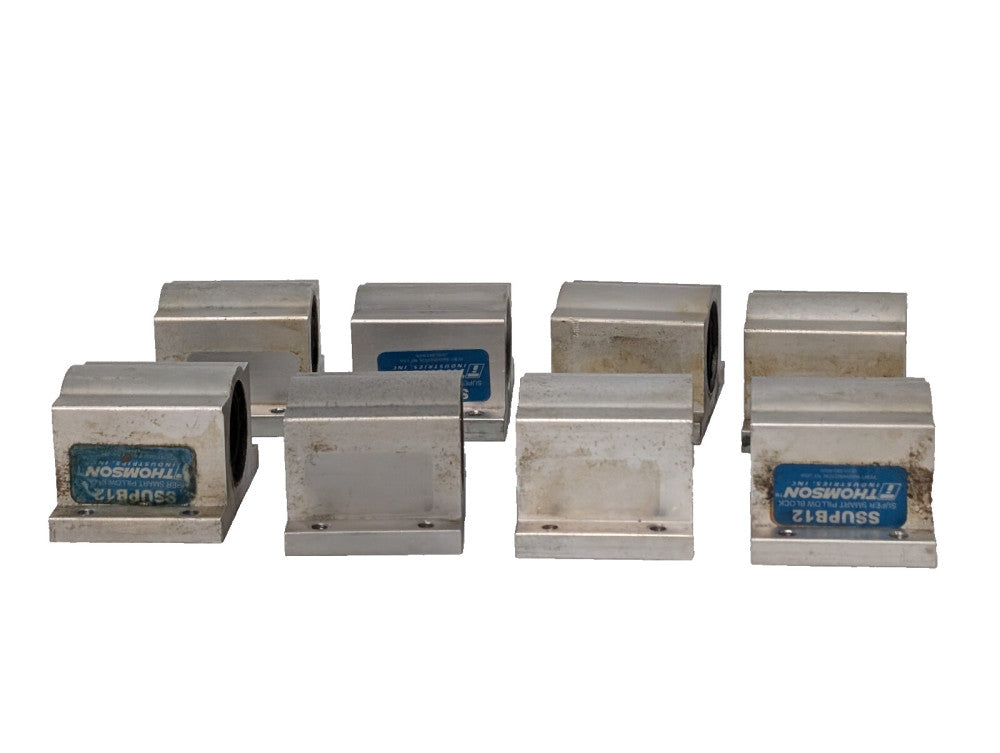 Lot of 8: Thompson Industries SSUPB12 Super Smart Pillow Blocks Linear Bearings
