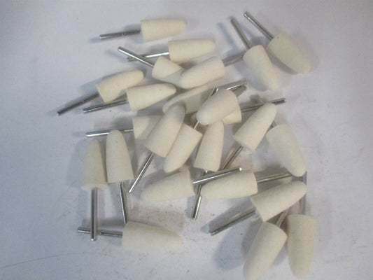 (516145) 1/2″ x 1/8″ x Hard Density Conical Shaped Mounted Bob - Pack of 25