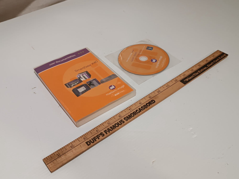 Markem‑Imaje 10054643 SmartDate X40 user documentation CD + CoLOS CREATE v5.01