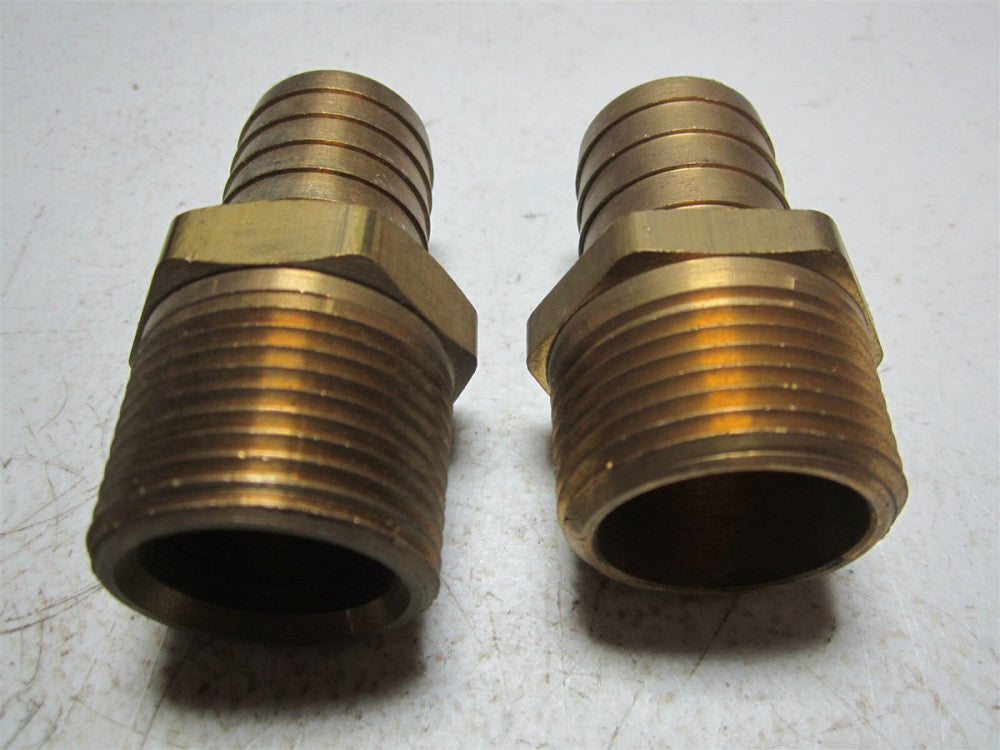 Coilhose Pneumatics (B1616) 1" ID x 1" MPT Male Hose Barb Fittings - Pack of 2