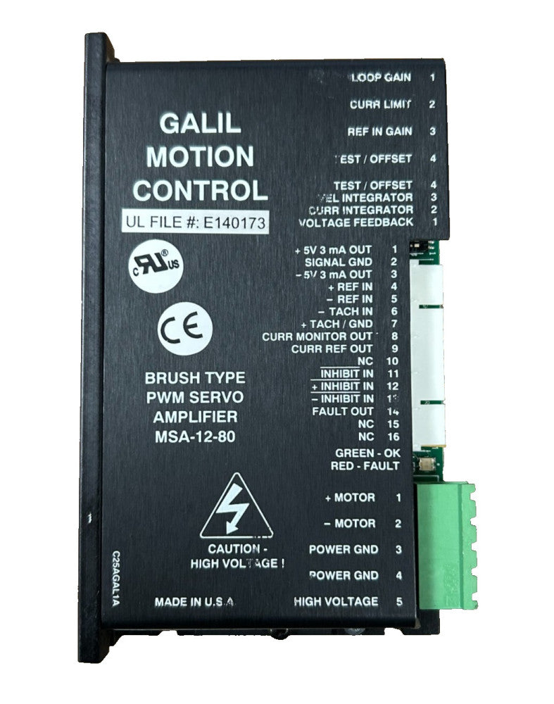GALIL MOTION CONTROL, MSA-12-80, 39581-0071, 25A8M-GAL