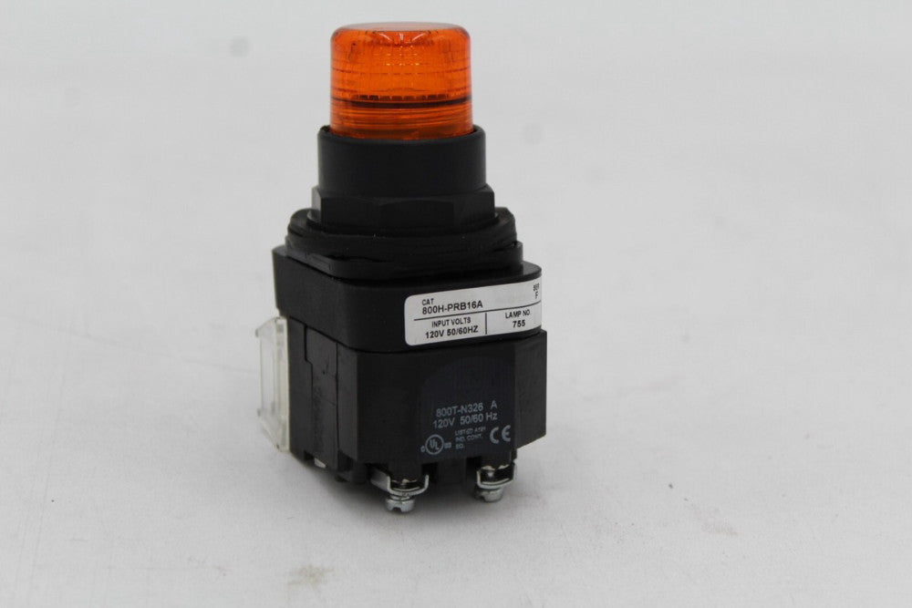 Allen Bradley 800H-PRB16A Amber Push Button