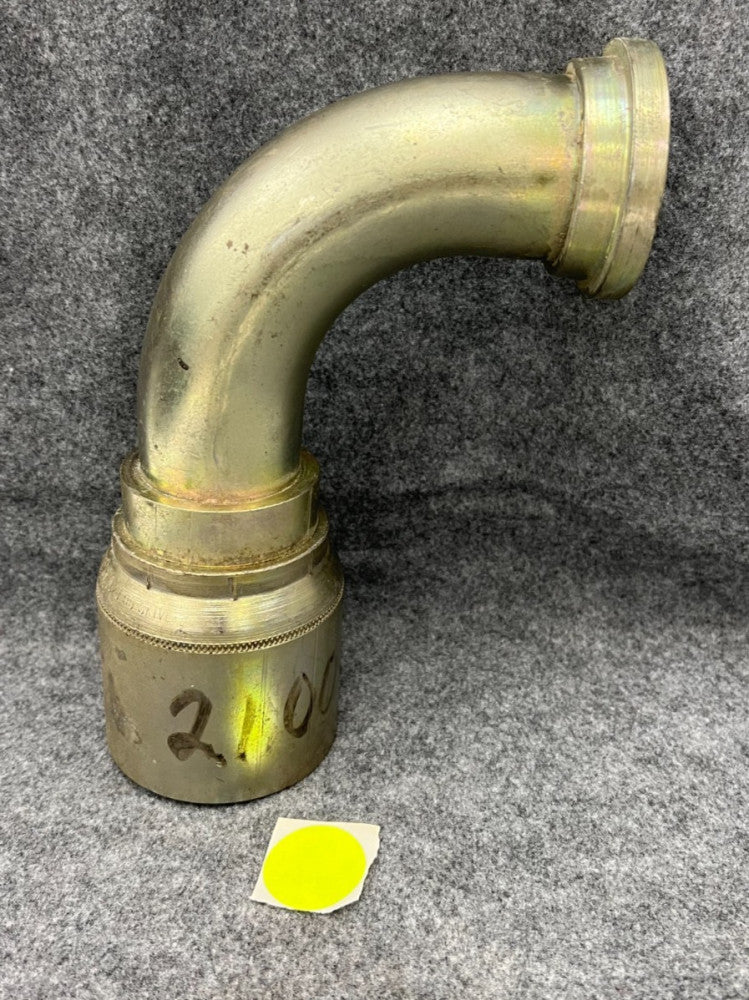 WEATHERHEAD HYDRAULIC HOSE FITTING 6921072 HOSE SIZE 2" OD 3-1/4" OAL 10-1/8"