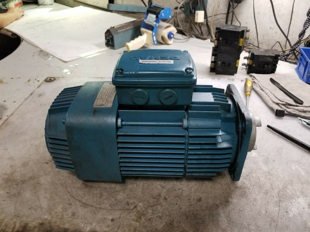 DEMAG .1/.8 HP ELECTRIC AC MOTOR 480 VAC 495/3410 RPM 3 PHASE 80z12/2 FRAME