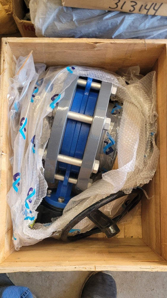 Airpipe AU15 A051 00 Compressed Air 8" Butterfly Valve Cast Iron Cast Aluminum