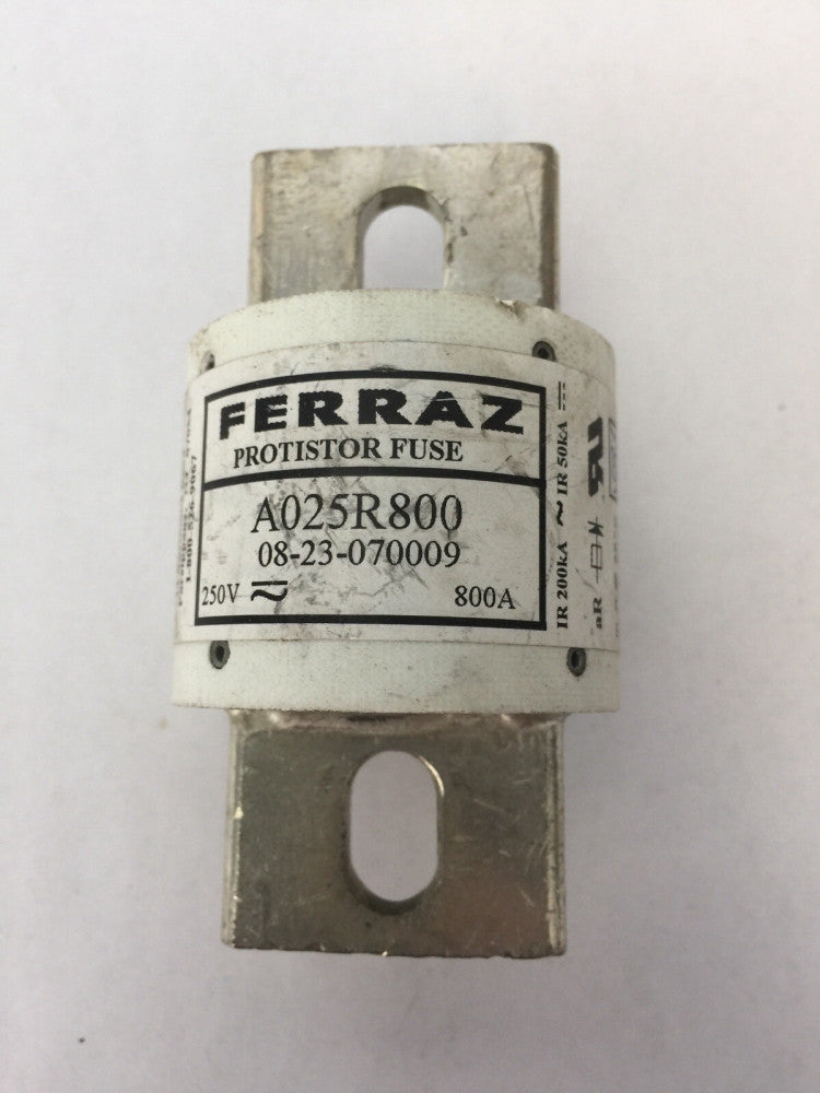 FERRAZ A025R800 PROTISTOR FUSE 250VAC 800A (LOT OF 3)