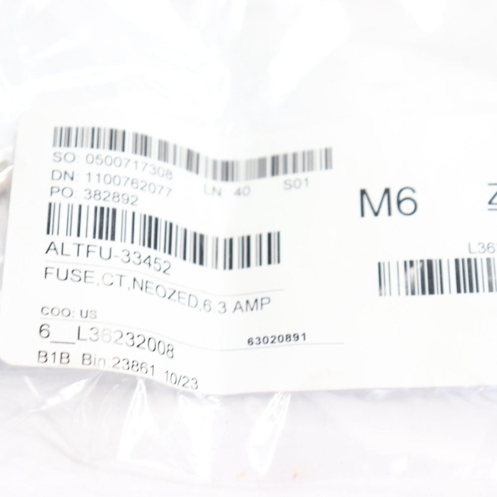 Fuse CT Neozed 6.3 Amp 382892