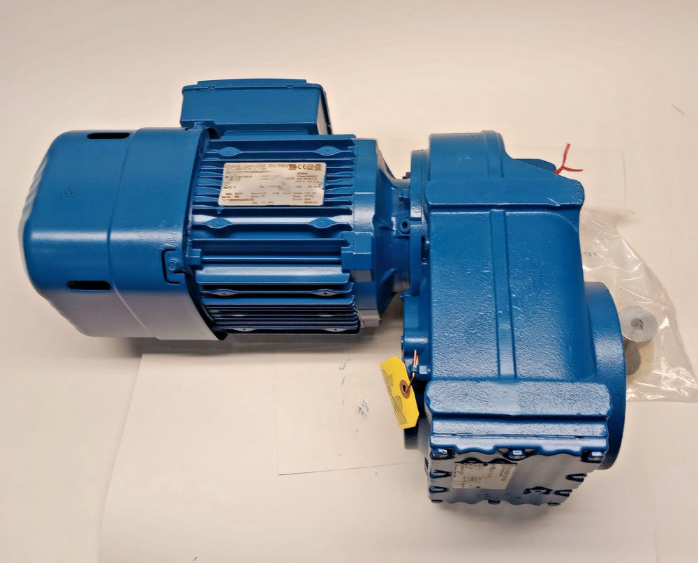 SEW Eurodrive FA57/GDRE90M4BE2HF-93.47 GearMotor 3ph 1.5hp 1740/19 Ratio 93.47:1