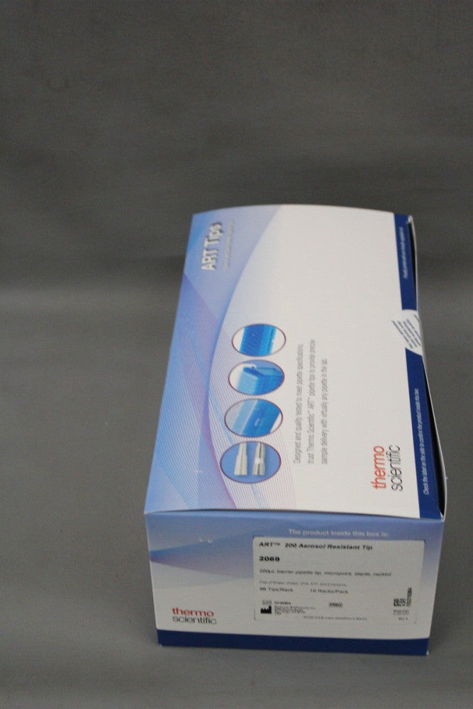 NEW BOX OF 960 THERMO ART 200 AEROSOL RESISTANT PIPETTE TIPS 2069