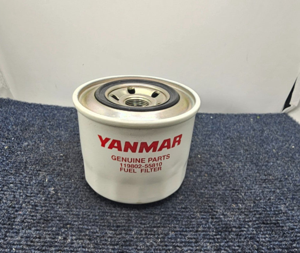 Yanmar 119802-55810 Fuel FIlter fits 3JH5E 3TNE 4TNE 3TNV White