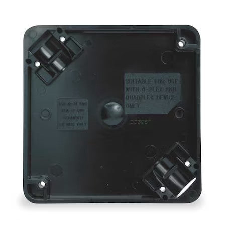 Hubbell Wiring Device-Kellems Hbl4pbbk Adapter Plate, Polycarbonate, Portable