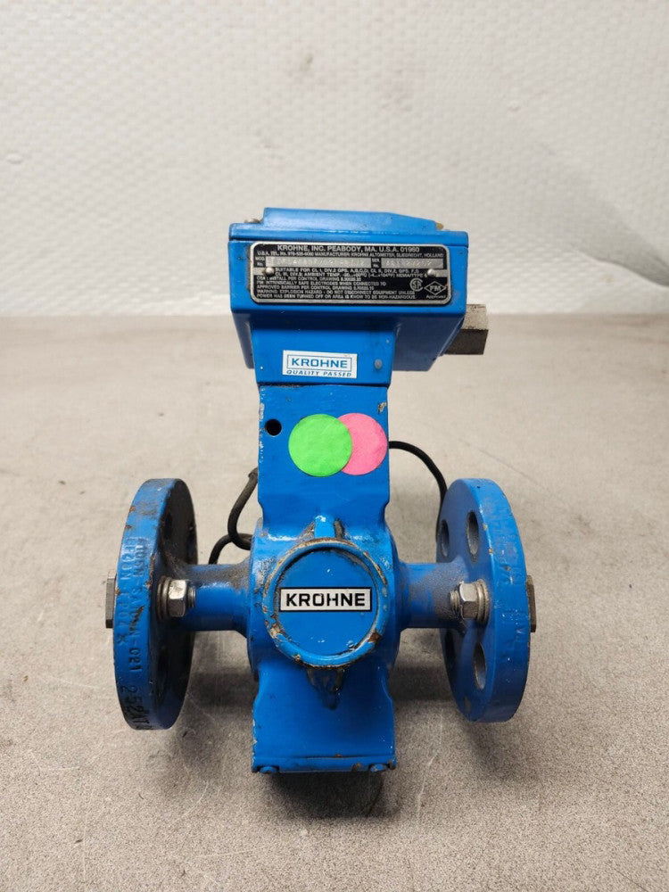 USED KROHNE  MAGNETIC FLOWMETER 2" ALTOMETER IFS4000 150 PSI  4000 F/6