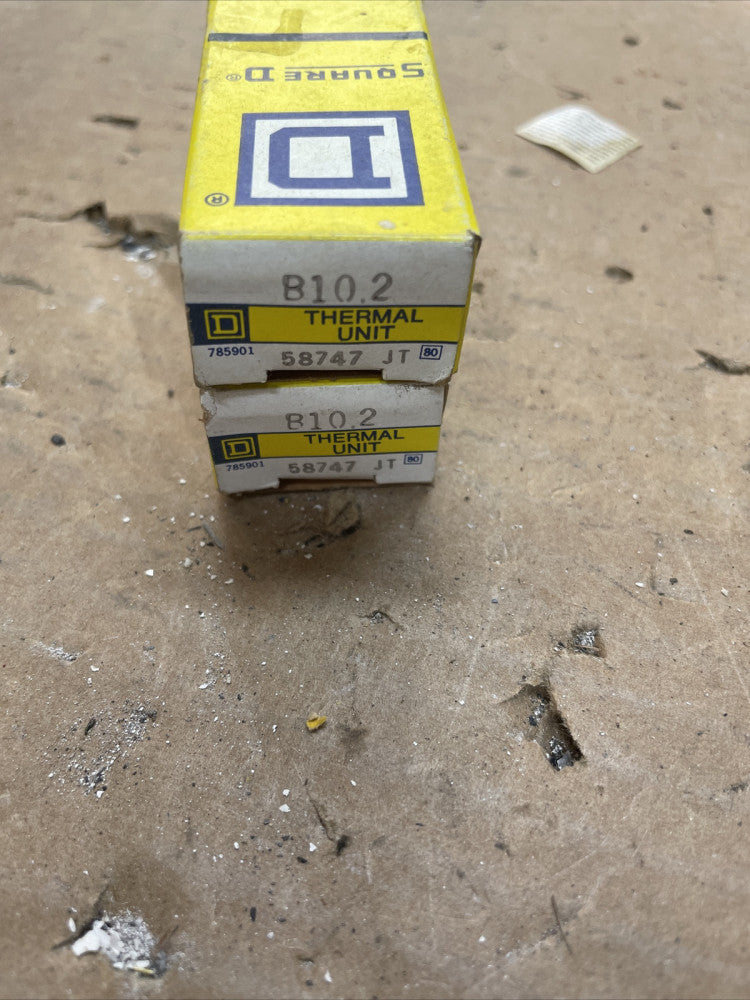 1- Square D B10.2 Thermal Overload Relay Heater Type B, Rated for 6.4-7.53 Amp N