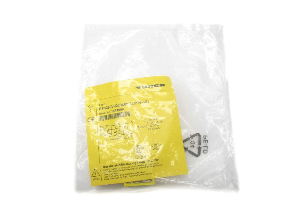 TURCK B1N360V-Q20L60-2LI2-H1151 1534068 10-30VDC NSMP