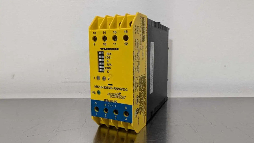 Turck MK13-22Ex0-R/24VDC Isolating Switching Amplifier 250VAC/120VDC 10-30VDC