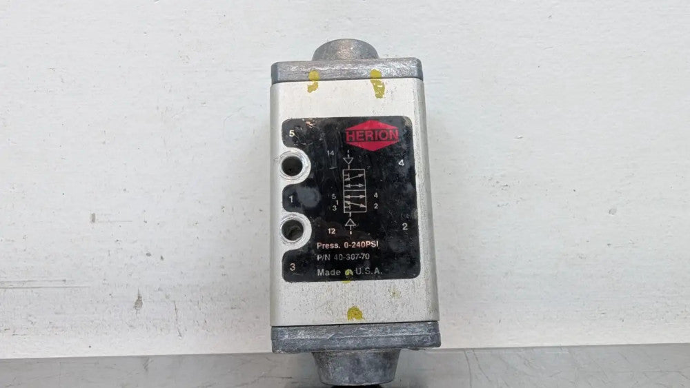 Herion 40-307-70 Air Pilot Directional Valve 5/2 Position 1/8" 0-240PSI