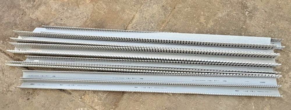 ASSORTED LOT OF 7 PANDUIT/IBOCO WIRE DUCTING, 5-1/2FT-6-1/2FT LONG