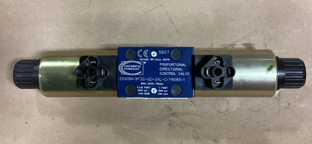 Continental Hydraulics EDO3M-3F2C-GD-24L-C-Y6083-1 New F44