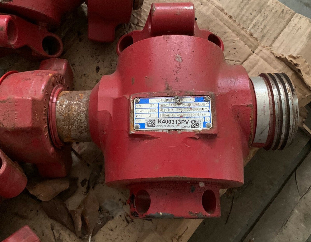 USED KEMPER 2" 1502 PLUG VALVE 2PV722MFRAB