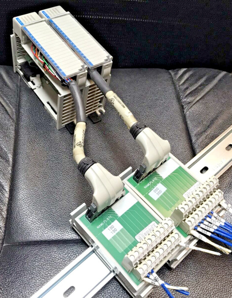 Allen Bradley 1769-IQ16 Input Module with 1492-IFM20FN and 1492-CAB001E69