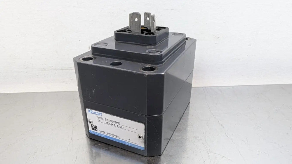 Kracht P.0143310001 Gear Type Flow Meter VC 0,04 F1 PS/71 0.04 No Connector