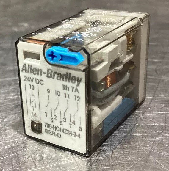 Allen-Bradley 700-HC14Z24-3-4 SER-D Industrial Control Relay NOS SURPLUS No Box