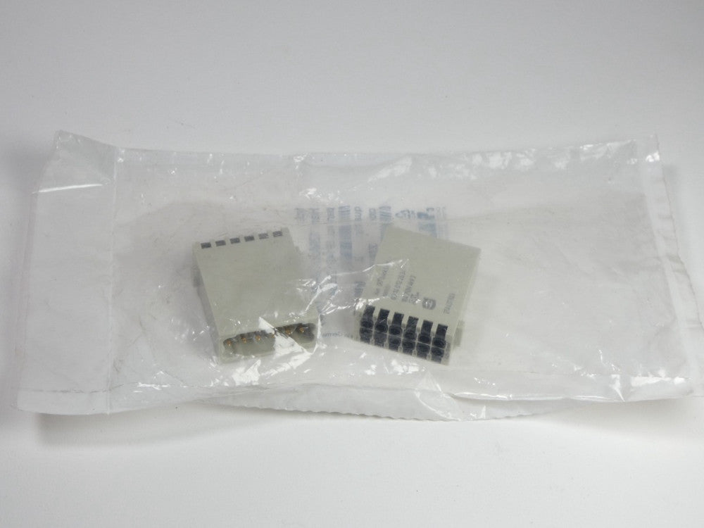 *Lot of 2* Harting 09140122634 Han DD Male Quick-Lock Module Connector Plug 2...