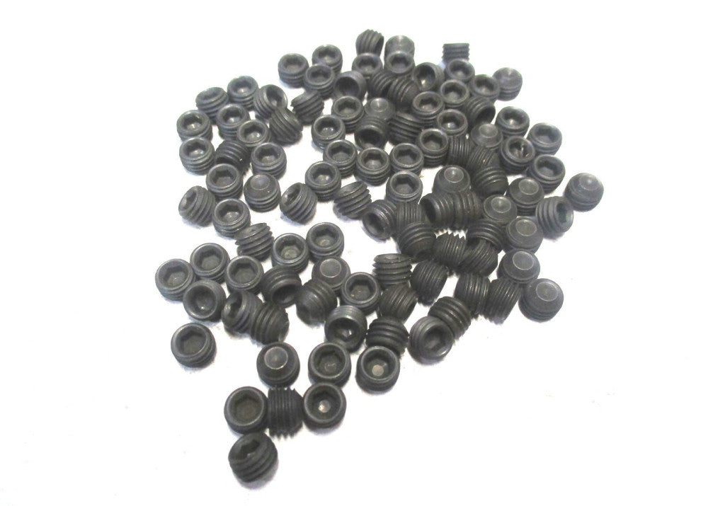 Brighton (101335) 1/4-28 UNF 3/16 OAL 1/8 Hex Cup Point Set Screw - Lot of 100