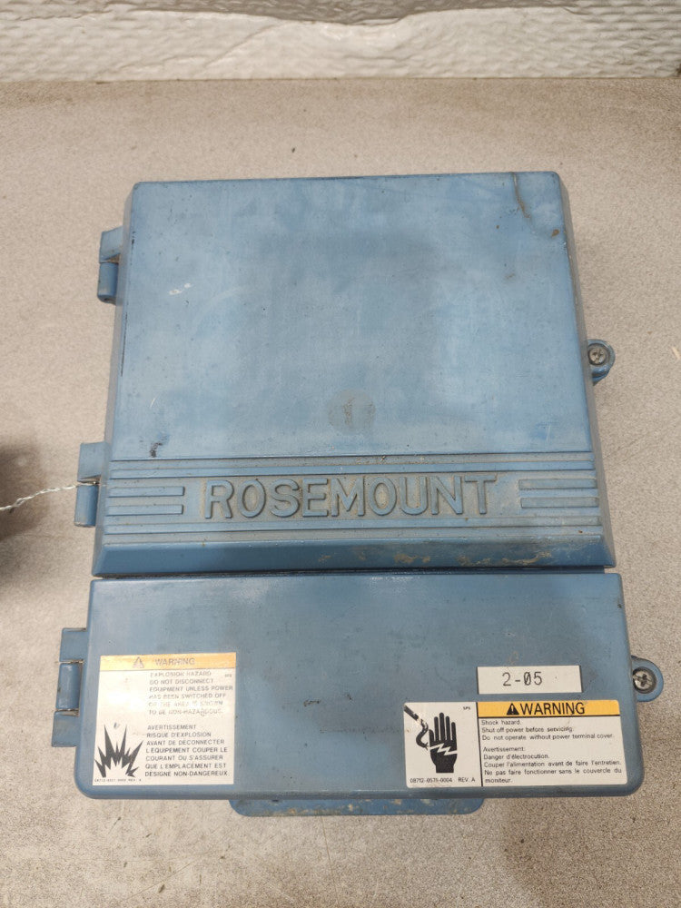 USED ROUSEMOUNT MAGNETIC FLOW TRANSMITTER 8712HR12C1N0F0235