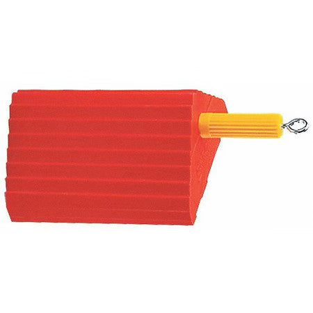 Checkers Uc1400-6 Wheel Chock,9" D,5" H,16" W,Orange