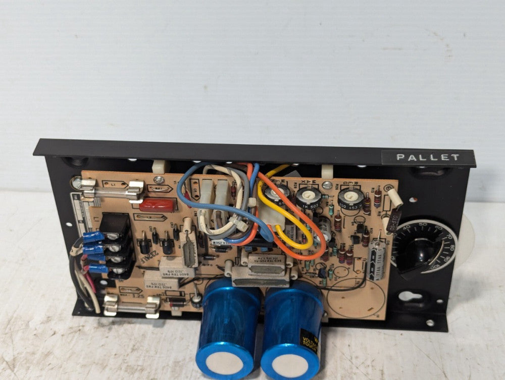 Bodine DPM-5030C Motor Speed Control circuit board and mounting panel, 935LG091