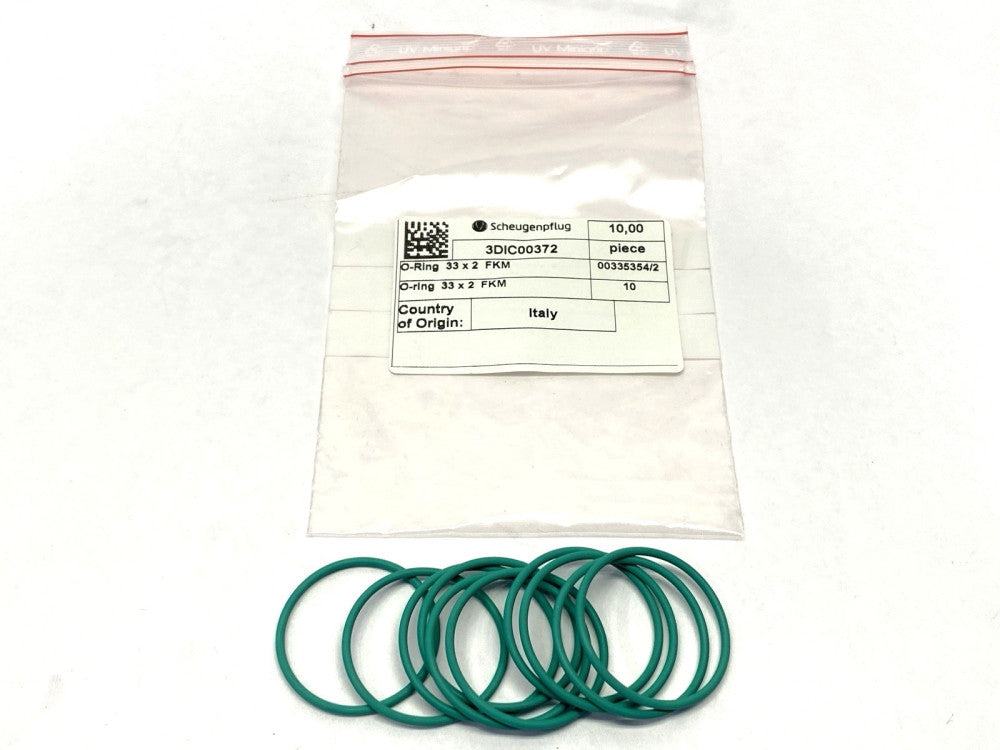 Scheugenpflug 3DIC00372 O-Ring 33 x 2 FKM LOT OF 10