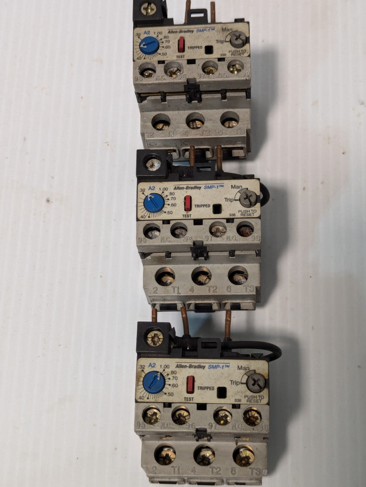 Lot of  3 Allen-Bradley 193-A1C1 Solid State Overload Relay 0.32-1.0A -Free Ship