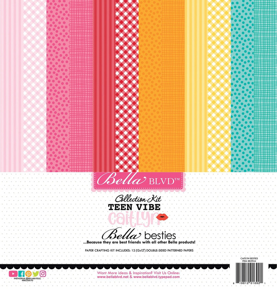 Bella Blvd Kit 12"X12" Teen Vibe Caitlyn 5A002BMW-1GF5F