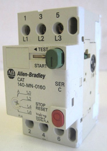 Allen Bradley 140-MN-0160 Manual Motor Starter Ser C