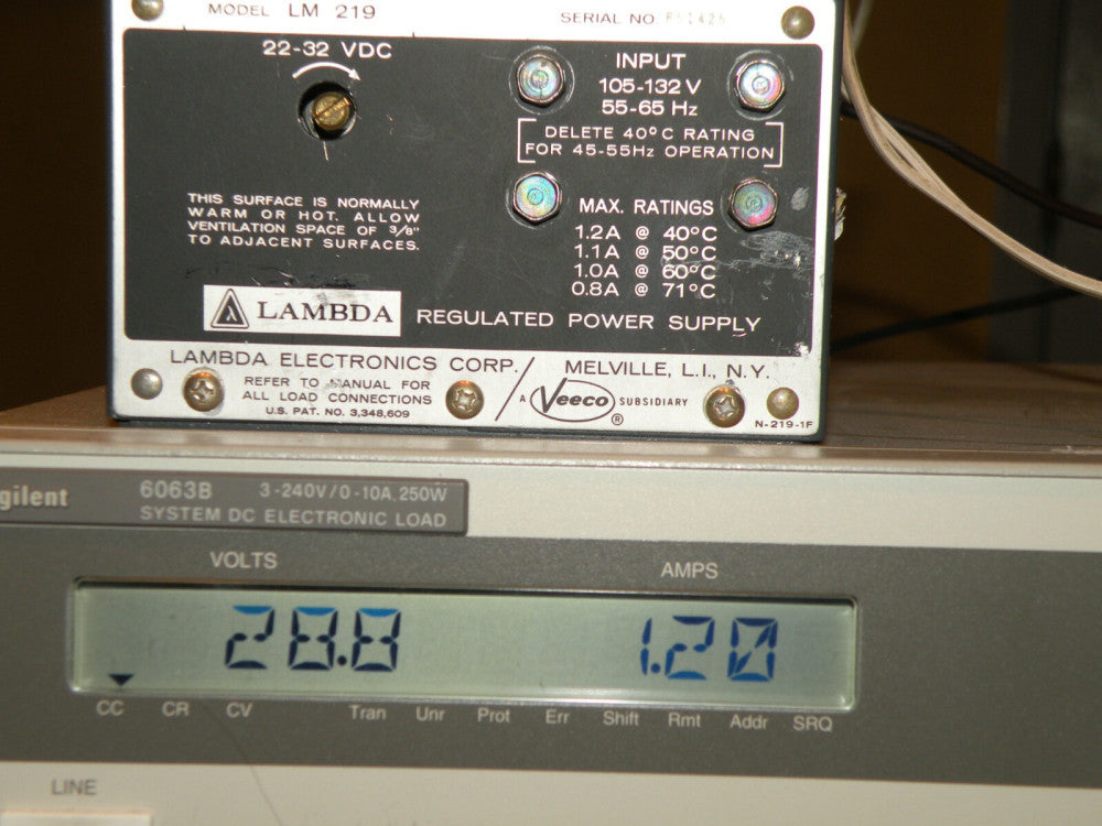 LAMBDA LM 219 32 VDC Power Supply 1.2A