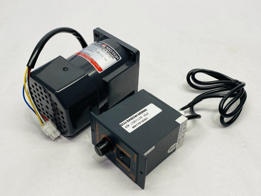 LIMING Motor CM091G60SAFV-MSMK Motor 60W w/ SCU-SA60W-MSMK Variable Controller